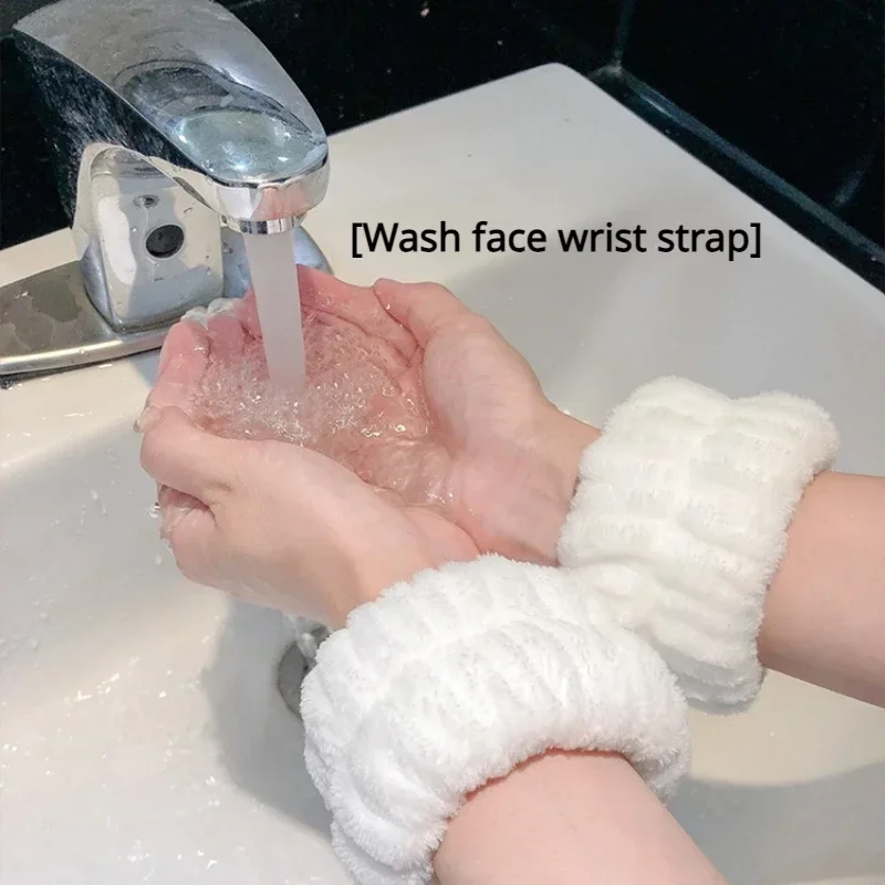 Sweat Band Wrist - 2Pcs One Pair Wash Face and