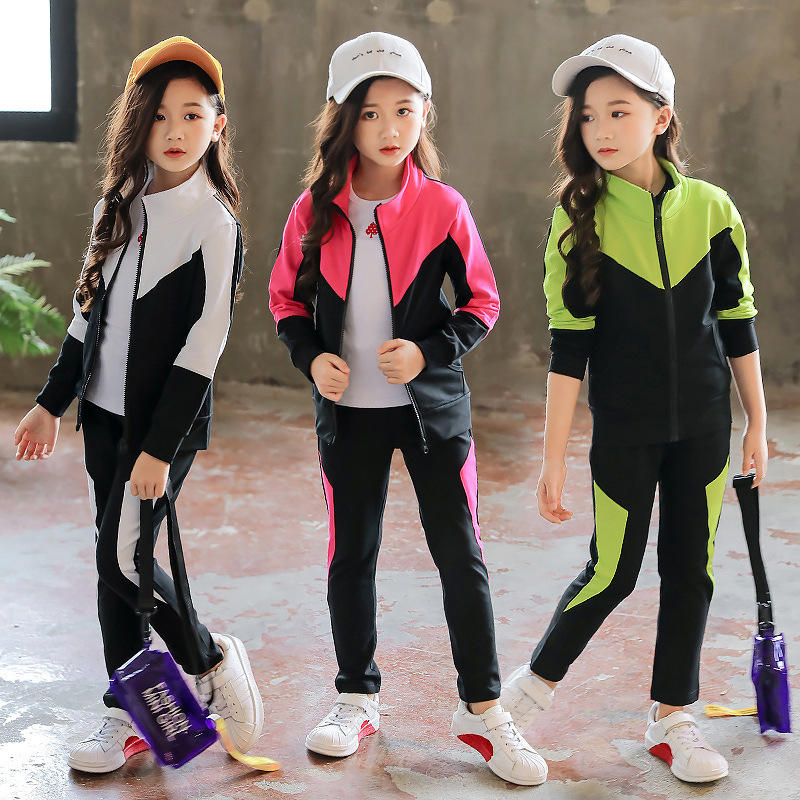 Running Gear For Kids - Spring Autumn Kids Clothes Girls Long