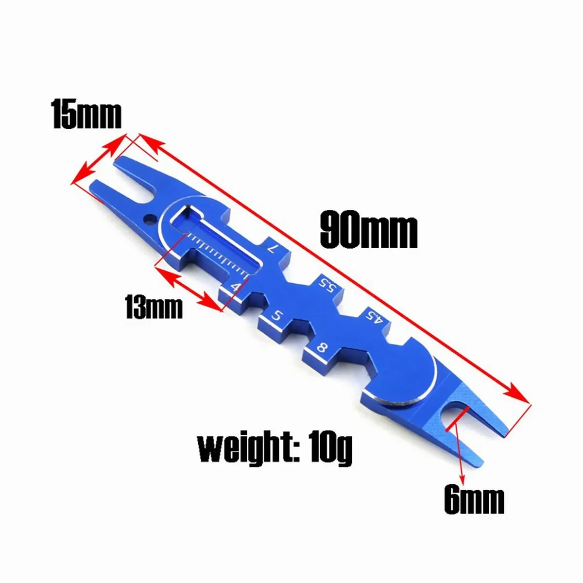 1pcs Red / Blue Wrench RC car  - Running Gear Car recension och pris