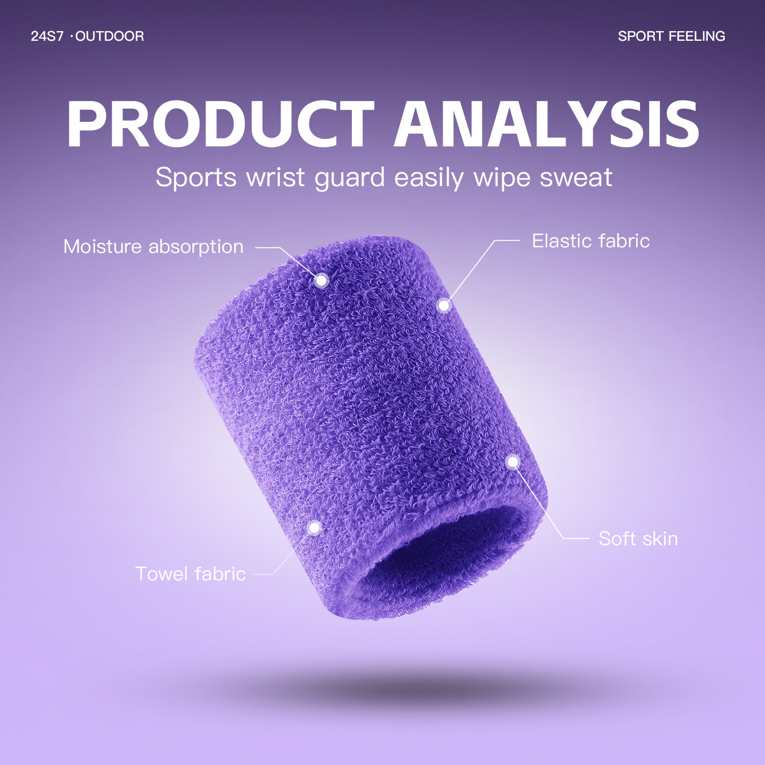 Towel Sports Wrist bands Tenni - Sweat Band Wrist recension och pris