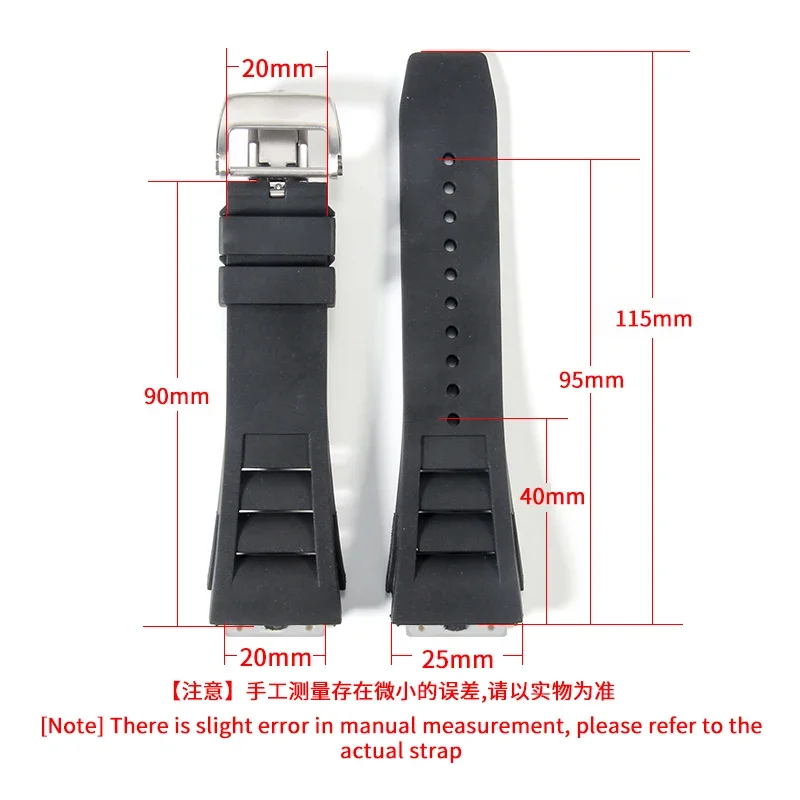 Rubber Watch Band for Richard  - Sweat Band Wrist recension och pris
