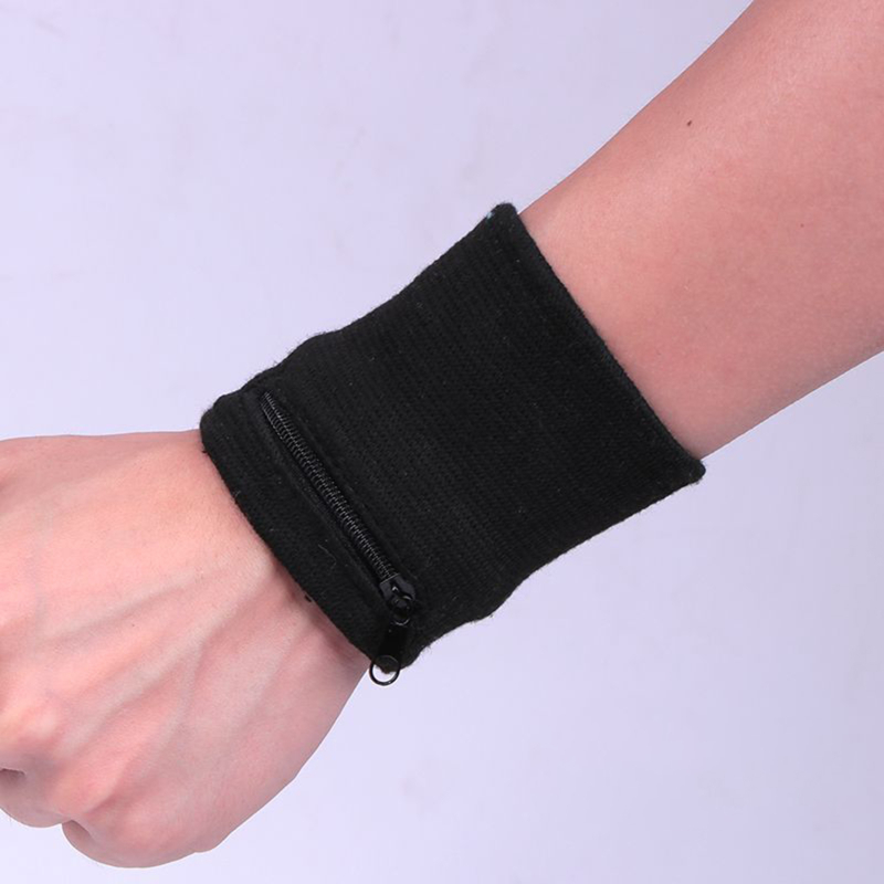 Sports Wristband With Zipper P - Sweat Band Wrist recension och pris