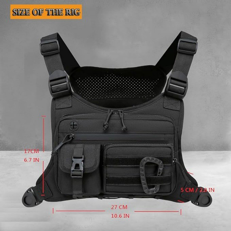 Tactical Chest Bag for Men Run - Running Gear Bag For Men recension och pris