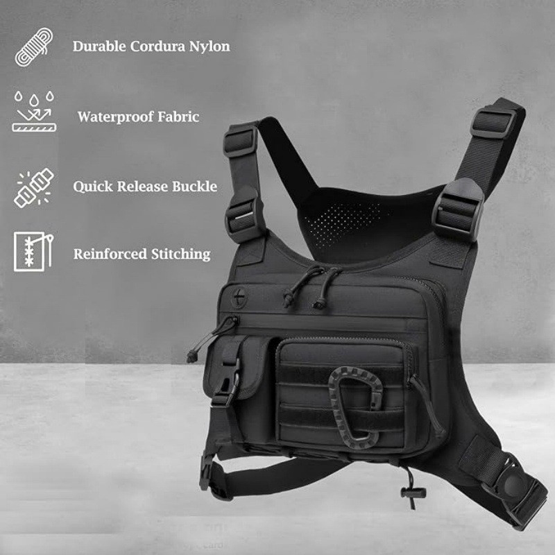 Tactical Chest Bag for Men Run - Running Gear Bag For Men recension och pris