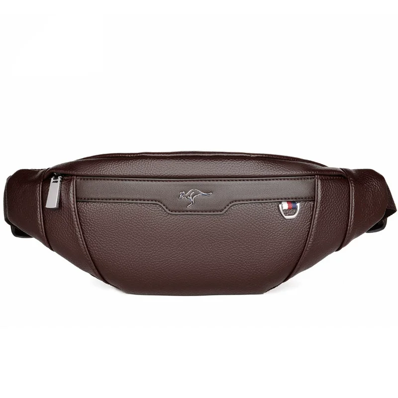 Business Leather Waist Bag Mul - Running Zwift recension och pris