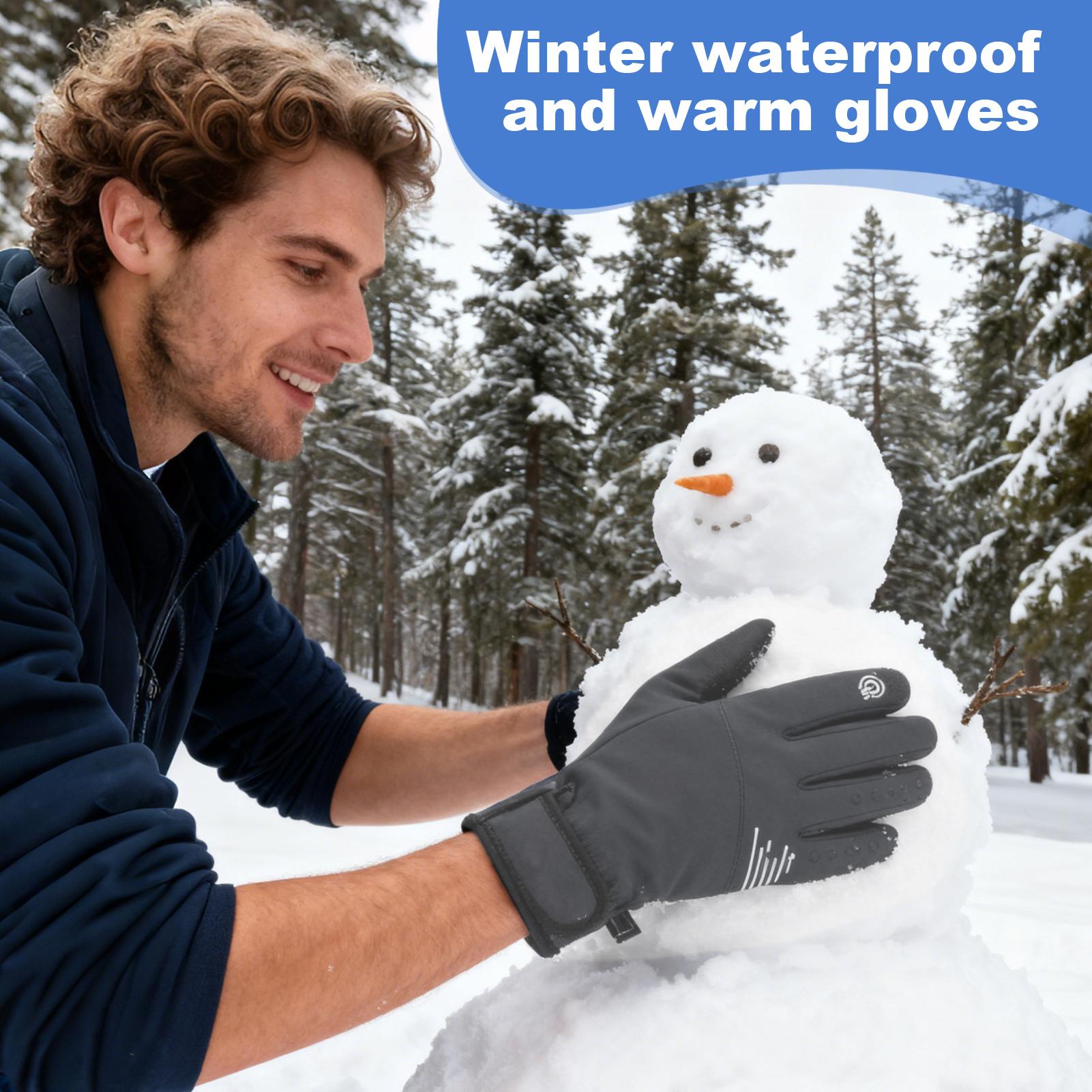 Winter warm Gloves Windproof T - Running Gear Cold Weather recension och pris