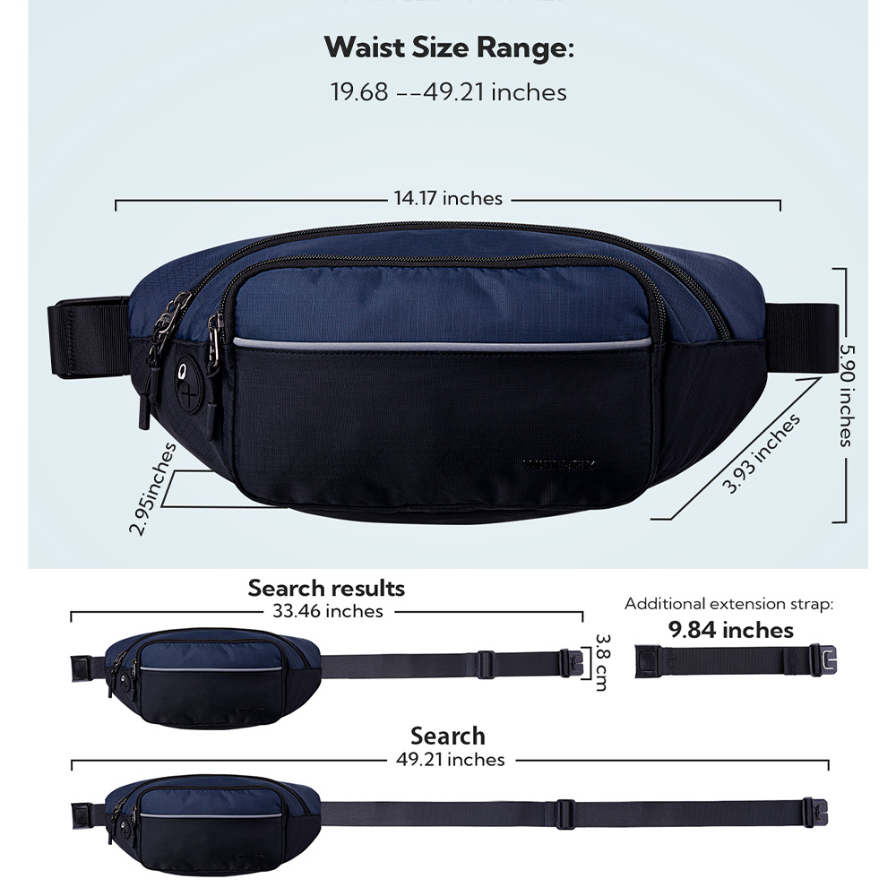 WATERFLY Fanny Pack Waist Bag  - Running Zwift recension och pris