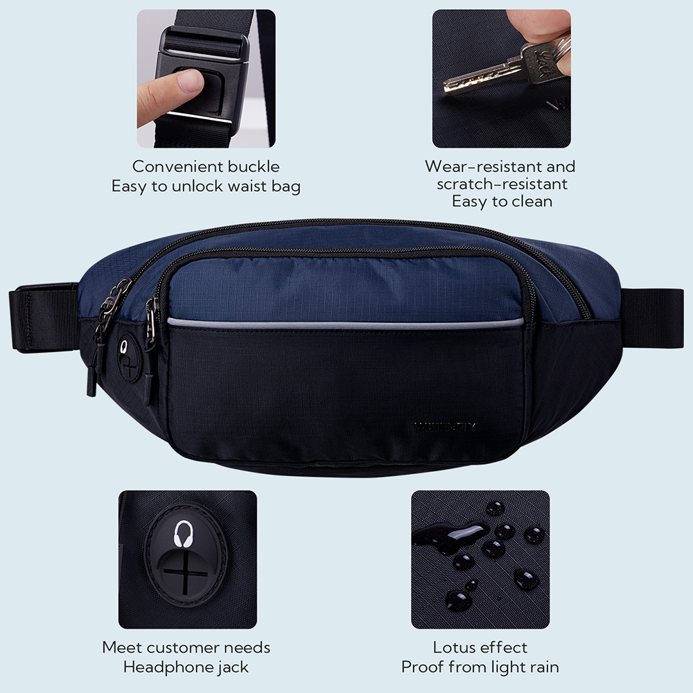 WATERFLY Fanny Pack Waist Bag  - Running Zwift recension och pris