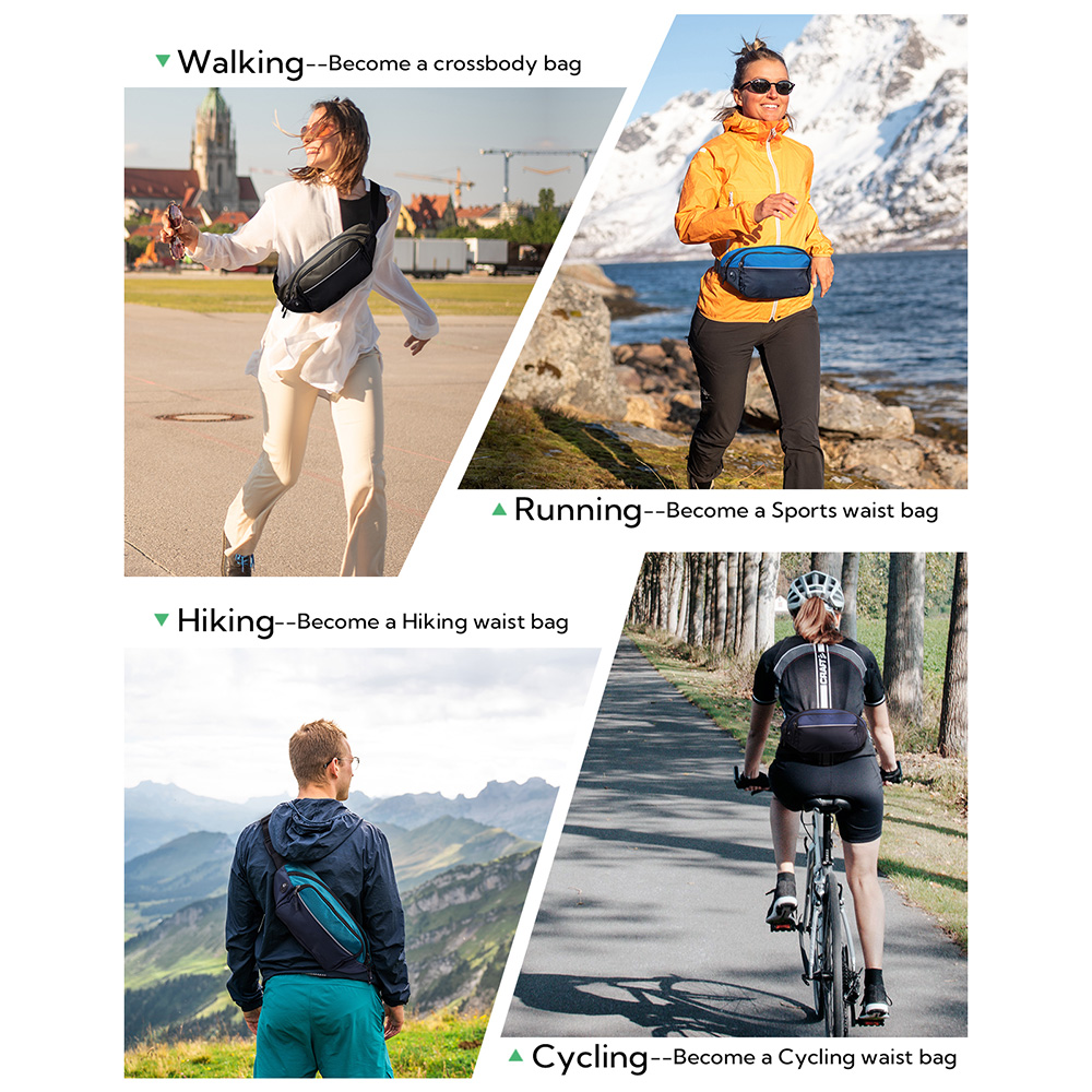WATERFLY Fanny Pack Waist Bag  - Running Zwift recension och pris